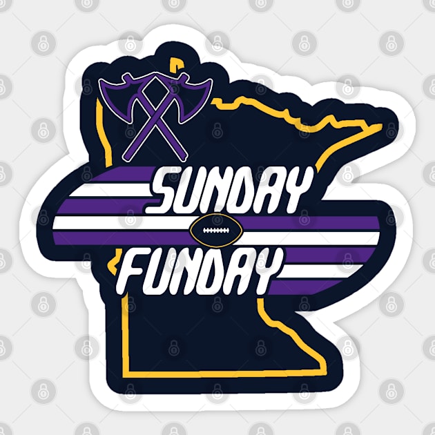 Minnesota Pro Football - Fun on Sundays Sticker by FFFM